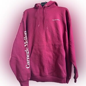 Y2K CMU Carnegie Mellon University Champion Hoodie, XL